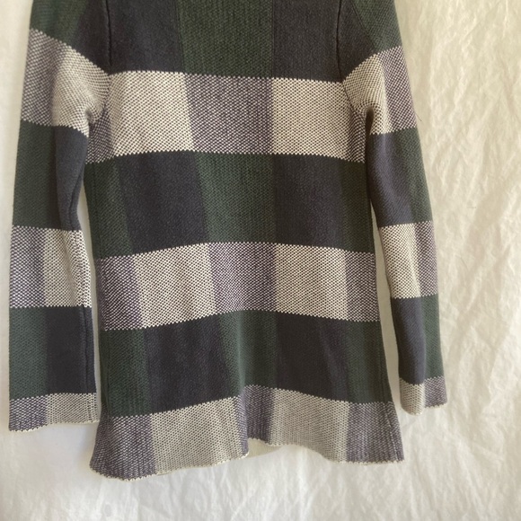 Anthropologie ModCloth simply snuggly plaid cardigan Forrest green Size Small - Picture 7 of 16